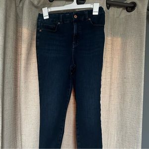 Express cropped skinny jeans